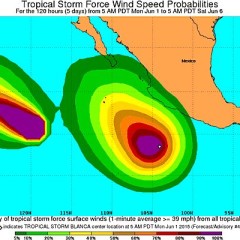 PROTECCIÓN CIVIL MONITOREA TORMENTA TROPICAL “BLANCA”