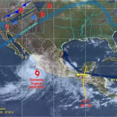 CONTINÚA  ZONA DE VIGILANCIA POR TORMENTA NEWTON