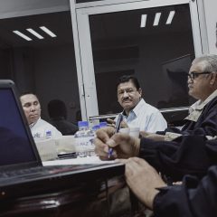 SE REÚNE ALCALDE DE LA PAZ CON EL GRUPO DE COORDINACIÓN DE OPERATIVO NAVIDEÑO