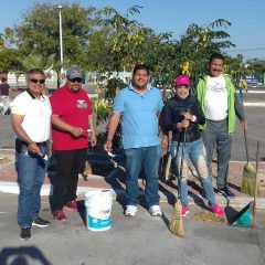 TRABAJADORES Y FUNCIONARIOS LLEVARON A CABO JORNADA DE LIMPIEZA Y PINTURA EN CENTRO SEP