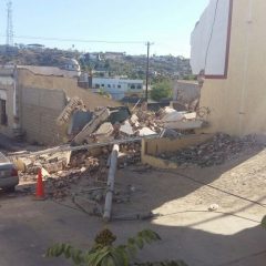 PARA LA SEGURIDAD DE LA CIUDADANÍA SUPERVISAN AUTORIDADES OBRA DE CONSTRUCCIÓN DEL TEATRO MIGUEL LOMELÍ CESEÑA