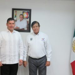 SE REÚNEN SECRETARIO GENERAL DE GOBIERNO Y NUEVO ALCALDE DE COMONDÚ