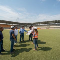 VISITA GOBERNADOR ESTADIO DE BÉISBOL ARTURO C. NAHL