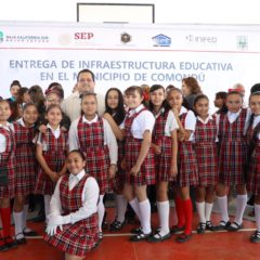 MÁS OBRAS DE INFRAESTRUCTURA EDUCATIVA PARA COMONDÚ