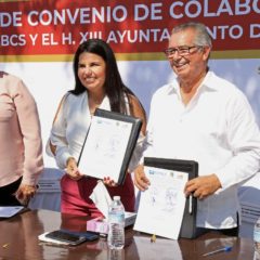 FIRMAN CONVENIO DE COLABORACIÓN AYUNTAMIENTO DE LOS CABOS E ICATEBCS