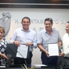 XVI AYUNTAMIENTO DE  LA PAZ REALIZÓ FIRMA DE CARTA DE INTENCIÓN CON COLEGIO DE NOTARIOS