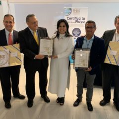 RECIBE ARMIDA CASTRO, LA CERTIFICACIÓN “BANDERA BLANCA” PARA PLAYAS LAS VIUDAS Y ACAPULQUITO