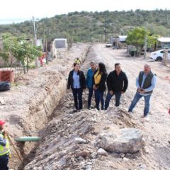 SUPERVISA ARELY ARCE OBRAS DE AGUA POTABLE QUE SE LLEVAN A CABO EN LORETO