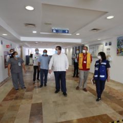 VISITA GOBERNADOR CARLOS MENDOZA HOSPITAL GENERAL DE CABO SAN LUCAS