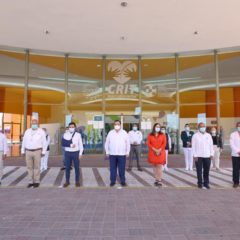 IMSS Y GOBIERNO DE BCS SUPERVISAN CRIT LA PAZ QUE ATENDERÁ PACIENTES NO GRAVES DE COVID-19