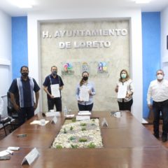 RECIBE AYUNTAMIENTO DE LORETO DONACIÓN DE TRES PREDIOS POR PARTE DE INVIBCS