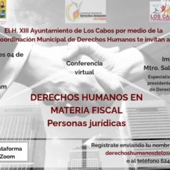 Participa en la Conferencia Virtual “Derechos Humanos en Materia Fiscal”