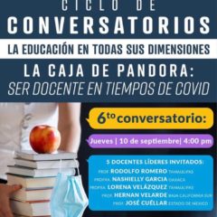 INVITA SEP A PARTICIPAR EN EL CONVERSATORIO SER DOCENTE EN TIEMPOS DE COVID