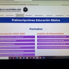 HABILITA SEP BCS PLATAFORMA PARA INSCRIPCIONES EXTEMPORÁNEAS DE NIVEL BÁSICO