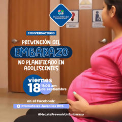 SALUD ESTATAL REALIZARÁ CONVERSATORIO DIGITAL SOBRE PREVENCIÓN DEL EMBARAZO ADOLESCENTE