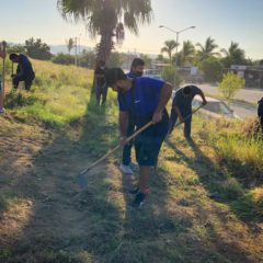 Continúa INDEM Los Cabos las Jornadas de Limpieza en espacios públicos deportivos