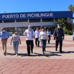 RECORREN DIPUTADOS FEDERALES INSTALACIONES PORTUARIAS DE PICHILINGUE