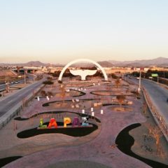 Entrega Rubén Muñoz remodelación  del monumento “Cola de la Ballena”