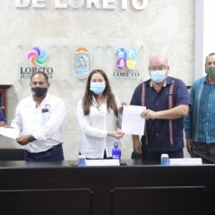 RECIBE AYUNTAMIENTO DE LORETO PLIEGO PETITORIO 2020 POR PARTE DEL SINDICATO DE BURÓCRATAS