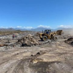 Trabaja Servicios Públicos en el relleno sanitario de Todos Santos