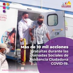 Con acciones que construyen la historia, Los Cabos es ejemplo a nivel nacional por hacer frente al coronavirus