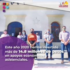 Este 2020 destina Gobierno de Los Cabos $14.8 millones de pesos en apoyos asistenciales y económicos