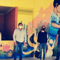 Ganadores de la convocatoria“Nos Vemos en el Mural” realizan murales en espacios públicos de Los Cabos