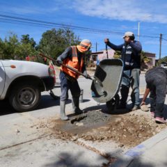 Rehabilita Obras Públicas 72 metros cuadrados de concreto hidráulico en la colonia San José Viejo Fundador