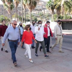 Alcaldesa Lorena Cortés encabezó recorrido con FONATUR y API, buscando mejorar la imagen de CSL