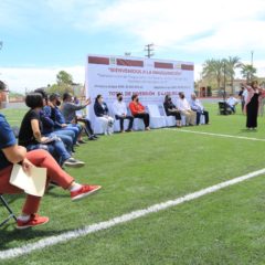 Cumple alcaldesa Armida Castro con más de 2 mil familias; inaugura la rehabilitación del parque público en Lomas del Rosarito