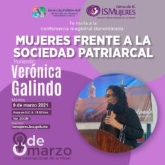 REALIZARÁ ISMUJERES CONFERENCIA SOBRE VIVIR EN UNA SOCIEDAD PATRIARCAL