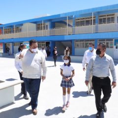 ENTREGA GOBERNADOR NUEVAS AULAS EN ESCUELA PRIMARIA DE LA COLONIA PERLAS DEL GOLFO