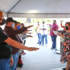 Entrega Ayuntamiento de Los Cabos más obras para las familias de CSL