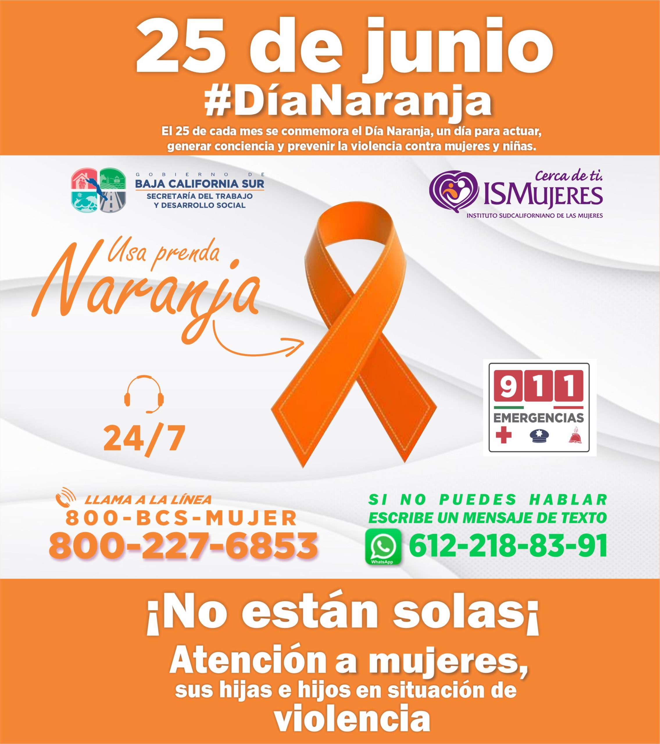 INVITA ISMUJERES A REFLEXIONAR SOBRE EL “DÍA NARANJA” EL 25 DE CADA MES