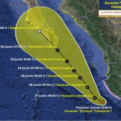 CONSEJO ESTATAL DE PROTECCIÓN CIVIL DE BCS, EN ALERTA POR HURACÁN ENRIQUE