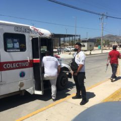 Persistente la supervisión en el transporte público de Los Cabos