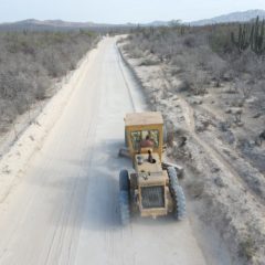 82 kilómetros de caminos de terracería serán rehabilitados en Los Cabos