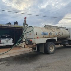 360 mil litros de agua potable en pipas reparte diariamente Oomsapas Los Cabos en colonias de CSL