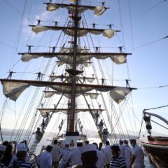 ARRIBA BUQUE ESCUELA VELERO CUAUHTÉMOC A BCS