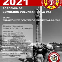 CONVOCAN A INTERESADOS PARA INTEGRARSE AL HEROICO CUERPO DE BOMBEROS DEL MUNICIPIO DE LA PAZ