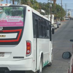 De manera minuciosa, autoridades municipales verifican que se respeten las medidas sanitarias en el Transporte Público de Los Cabos