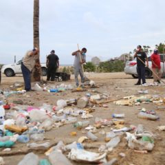 Servicios Públicos continúa trabajando en el retiro de basura en los arroyos de Los Cabos