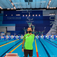 ENTRENA LUIS ARMANDO ANDRADE EN CENTRO ACUATICO DE TOKIO