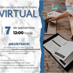 REALIZARÁN EN BCS 5 TALLERES PARA BUSCADORES DE EMPLEO DURANTE SEPTIEMBRE