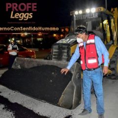 En Los Cabos, las obras de bacheo son nocturnas