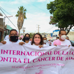 Quienes luchan contra el cáncer de mama siempre tendrán el apoyo y respaldo de DIF Los Cabos