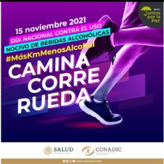 CONADIC ORGANIZA CARRERA #MásKmMenosAlcohol