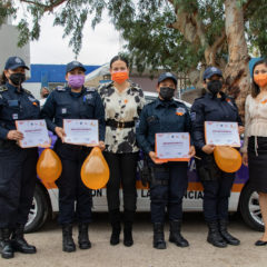 Realizó Policía Municipal de La Paz actividades en el marco del Día Naranja.