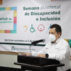 Promueve IMSS BCS acciones a favor de personas con discapacidad