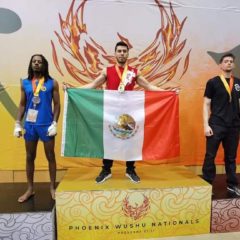 Se corona alumno del Centro de Seguridad del IMSS en BCS campeón del torneo de Wu Shu Abierto, en Phoenix, USA